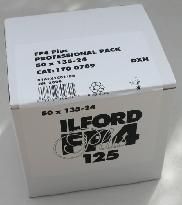 ILFORD FP4 PLUS 125 BLACK & WHITE 35MM FILM 24 EXPOSURES 50 PACK
