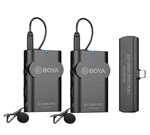 BOYA BY-WM4 Pro-K6 2.4GHZ WIRELESS MIC KIT FOR ANDROID 1+2