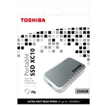 TOSHIBA XC10 250GB PORTABLE SSD HARDDRIVE