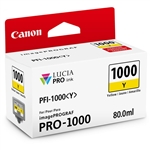 CANON PRO-1000 80ML YELLOW INK PFI1000Y