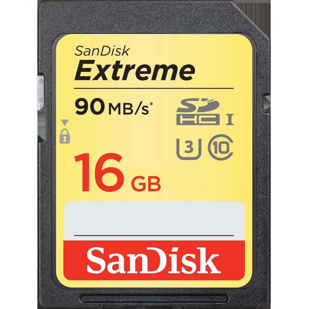 SANDISK EXTREME SD 16GB 90MB/s