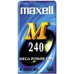 MAXELL VHS TAPE E-240 MINUTE